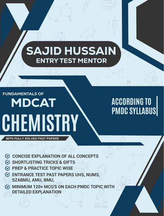 MDCAT Chemistry 2026 – Complete Preparation Guide by Sajid Hussain